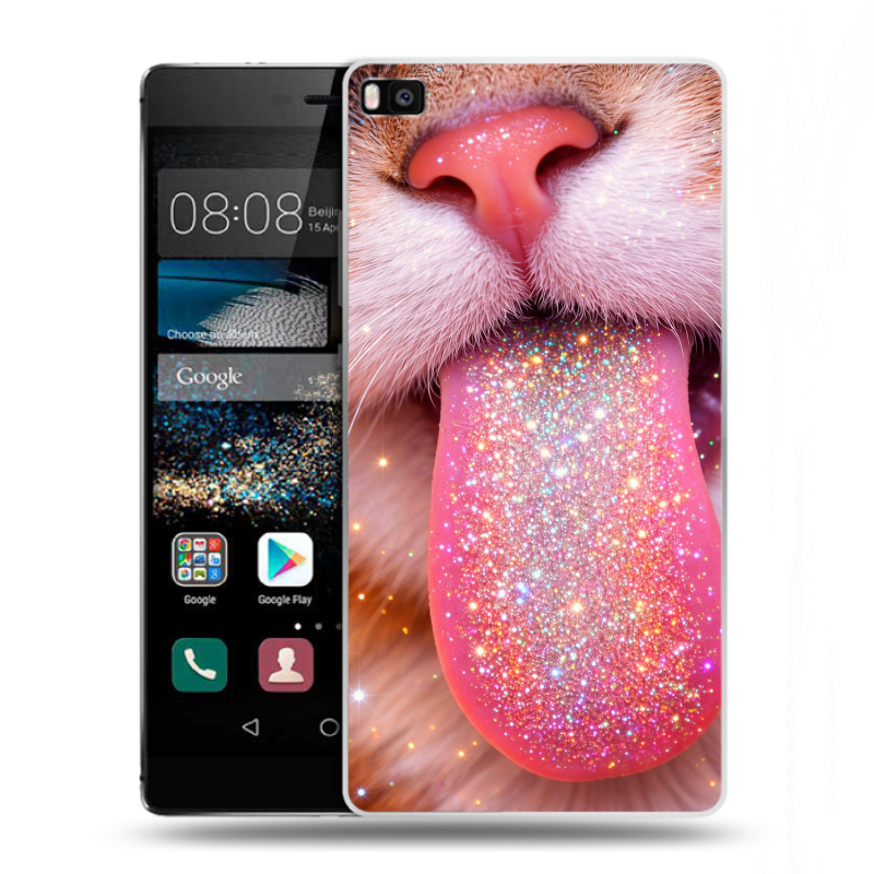 Пластиковый чехол на Huawei P8 с принтом для девочек Пластиковый чехол на Huawei P8 с принтом для девочек