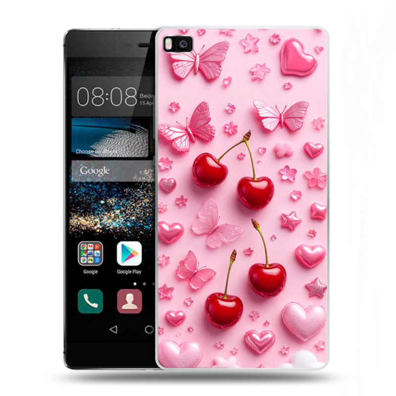 Пластиковый чехол на Huawei P8 с принтом для девочек Пластиковый чехол на Huawei P8 с принтом для девочек