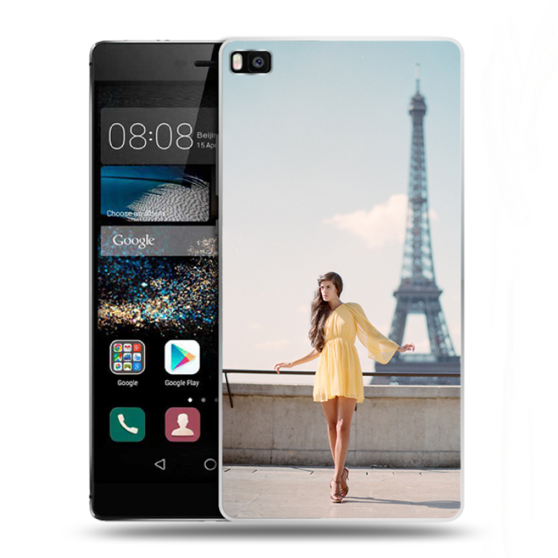 Пластиковый чехол на Huawei P8 с принтом Париж Пластиковый чехол на Huawei P8 с принтом Париж