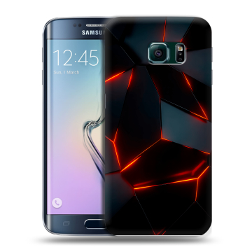 Силиконовый чехол на Samsung Galaxy S6 Edge с принтом Яркие абстракции Силиконовый чехол на Samsung Galaxy S6 Edge с принтом Яркие абстракции