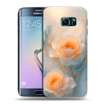 Силиконовый чехол на Samsung Galaxy S6 Edge с принтом Женский Силиконовый чехол на Samsung Galaxy S6 Edge с принтом Женский