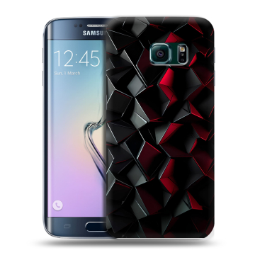 Силиконовый чехол на Samsung Galaxy S6 Edge с принтом Абстракция Силиконовый чехол на Samsung Galaxy S6 Edge с принтом Абстракция
