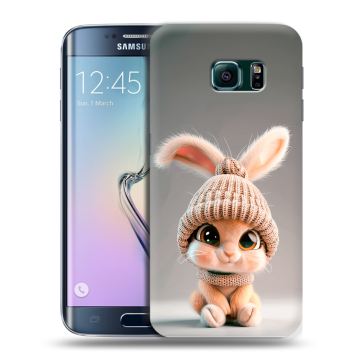 Силиконовый чехол на Samsung Galaxy S6 Edge с принтом Кролик Силиконовый чехол на Samsung Galaxy S6 Edge с принтом Кролик