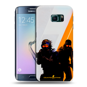 Силиконовый чехол на Samsung Galaxy S6 Edge с принтом Контер страйк Counter strike Силиконовый чехол на Samsung Galaxy S6 Edge с принтом Контер страйк Counter strike