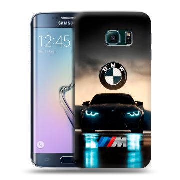 Силиконовый чехол на Samsung Galaxy S6 Edge с принтом БМВ BMW Силиконовый чехол на Samsung Galaxy S6 Edge с принтом БМВ BMW