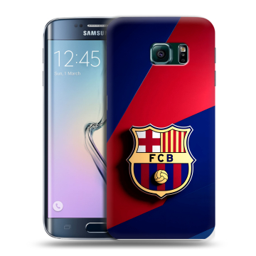 Силиконовый чехол на Samsung Galaxy S6 Edge с принтом Барселона Barcelona Силиконовый чехол на Samsung Galaxy S6 Edge с принтом Барселона Barcelona