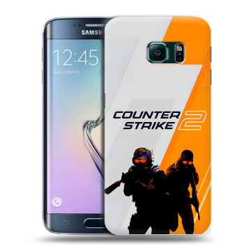 Силиконовый чехол на Samsung Galaxy S6 Edge с принтом Counter Strike Силиконовый чехол на Samsung Galaxy S6 Edge с принтом Counter Strike