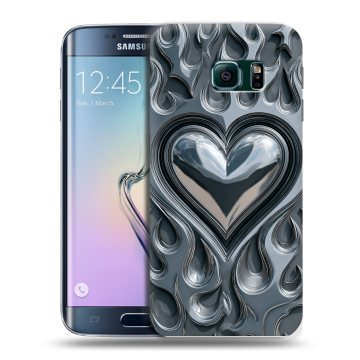 Силиконовый чехол на Samsung Galaxy S6 Edge с принтом Y2K Силиконовый чехол на Samsung Galaxy S6 Edge с принтом Y2K
