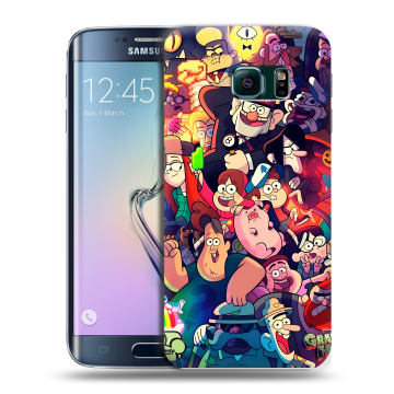Силиконовый чехол на Samsung Galaxy S6 Edge с принтом Gravity Falls Гравити Фолз Силиконовый чехол на Samsung Galaxy S6 Edge с принтом Gravity Falls Гравити Фолз