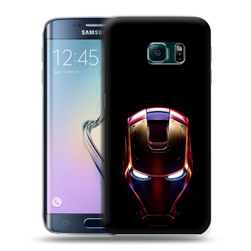Силиконовый чехол на Samsung Galaxy S6 Edge с принтом IronMan Железный человек Силиконовый чехол на Samsung Galaxy S6 Edge с принтом IronMan Железный человек