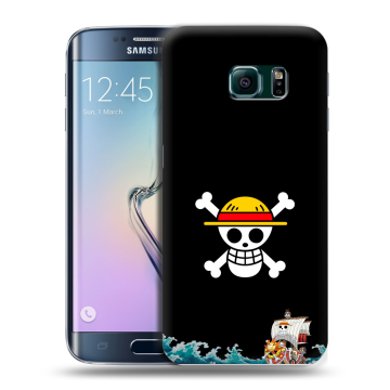 Силиконовый чехол на Samsung Galaxy S6 Edge с принтом One Piece Ван Пис Силиконовый чехол на Samsung Galaxy S6 Edge с принтом One Piece Ван Пис