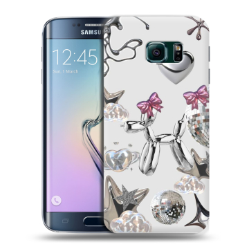 Силиконовый чехол на Samsung Galaxy S6 Edge с принтом Y2K Силиконовый чехол на Samsung Galaxy S6 Edge с принтом Y2K
