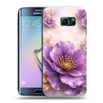 Силиконовый чехол на Samsung Galaxy S6 Edge с принтом женский Силиконовый чехол на Samsung Galaxy S6 Edge с принтом женский