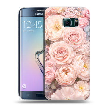 Силиконовый чехол на Samsung Galaxy S6 Edge с принтом женский Силиконовый чехол на Samsung Galaxy S6 Edge с принтом женский