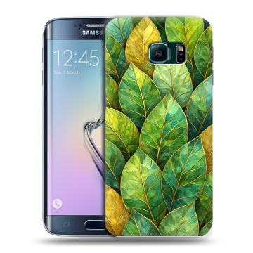 Силиконовый чехол на Samsung Galaxy S6 Edge с принтом женский Силиконовый чехол на Samsung Galaxy S6 Edge с принтом женский