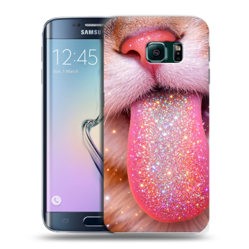 Силиконовый чехол на Samsung Galaxy S6 Edge с принтом для девочек Силиконовый чехол на Samsung Galaxy S6 Edge с принтом для девочек