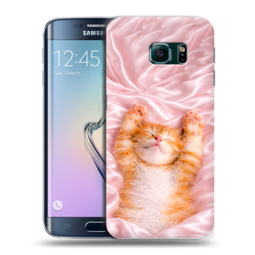 Силиконовый чехол на Samsung Galaxy S6 Edge с принтом женский Силиконовый чехол на Samsung Galaxy S6 Edge с принтом женский