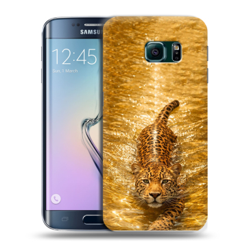 Силиконовый чехол на Samsung Galaxy S6 Edge с принтом женский Силиконовый чехол на Samsung Galaxy S6 Edge с принтом женский