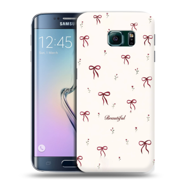 Силиконовый чехол на Samsung Galaxy S6 Edge с принтом для девочек Силиконовый чехол на Samsung Galaxy S6 Edge с принтом для девочек