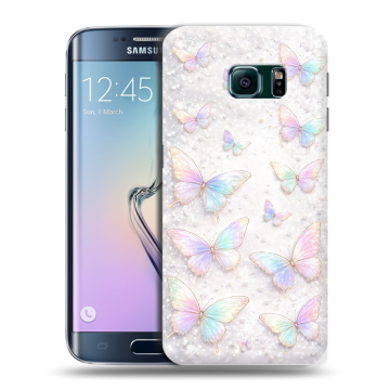 Силиконовый чехол на Samsung Galaxy S6 Edge с принтом женский Силиконовый чехол на Samsung Galaxy S6 Edge с принтом женский
