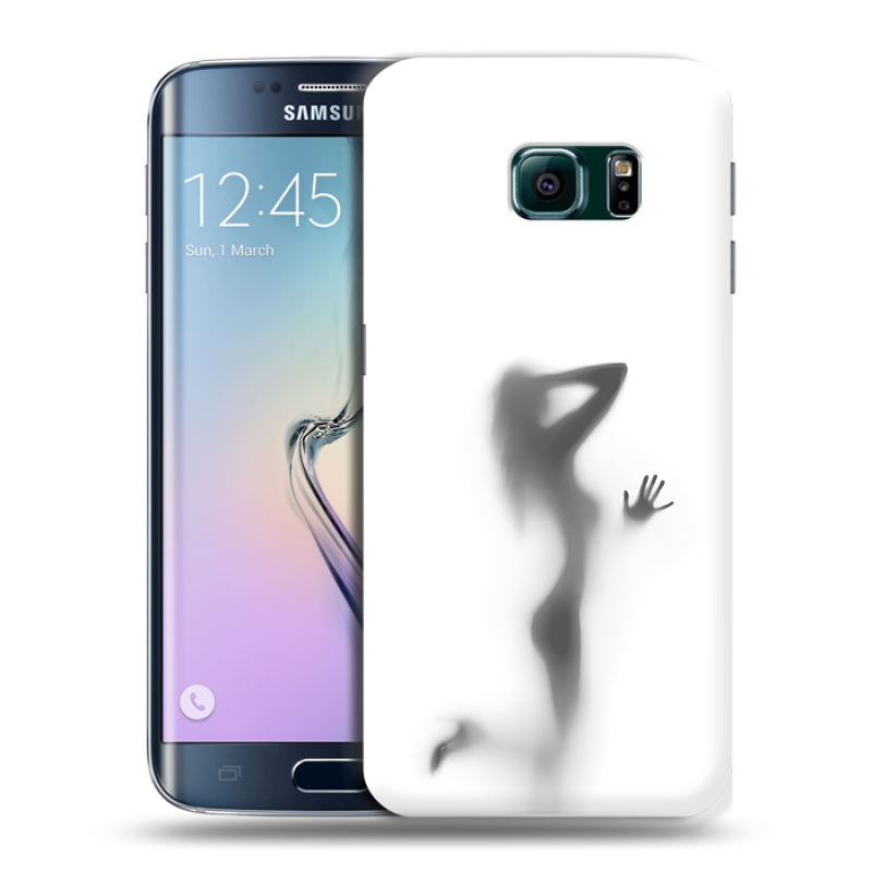 Силиконовый чехол на Samsung Galaxy S6 Edge с принтом Силуэт Силиконовый чехол на Samsung Galaxy S6 Edge с принтом Силуэт