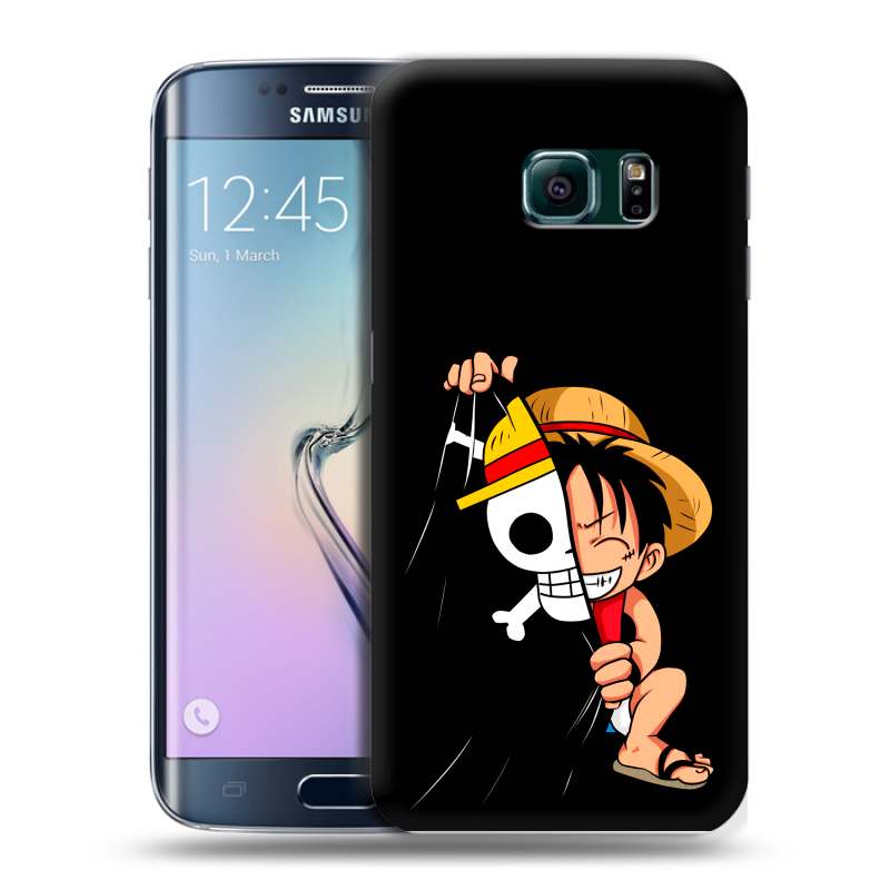 Силиконовый чехол на Samsung Galaxy S6 Edge с принтом One Piece Ван Пис Силиконовый чехол на Samsung Galaxy S6 Edge с принтом One Piece Ван Пис
