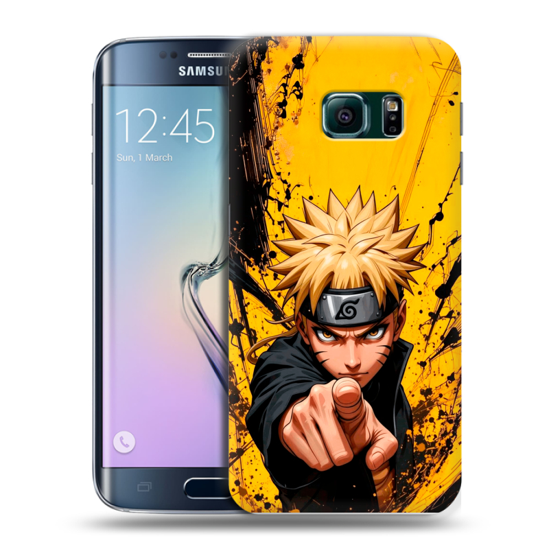 Силиконовый чехол на Samsung Galaxy S6 Edge с принтом Naruto Наруто Силиконовый чехол на Samsung Galaxy S6 Edge с принтом Naruto Наруто