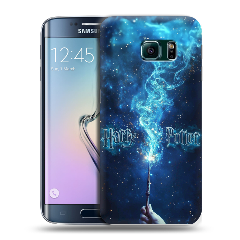 Силиконовый чехол на Samsung Galaxy S6 Edge с принтом Harry Potter Гарри Поттер Силиконовый чехол на Samsung Galaxy S6 Edge с принтом Harry Potter Гарри Поттер