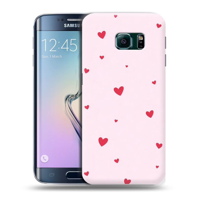 Силиконовый чехол на Samsung Galaxy S6 Edge с принтом для девочек Силиконовый чехол на Samsung Galaxy S6 Edge с принтом для девочек
