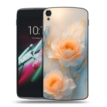 Пластиковый чехол на Alcatel One Touch Idol 3 (5.5) с принтом Женский