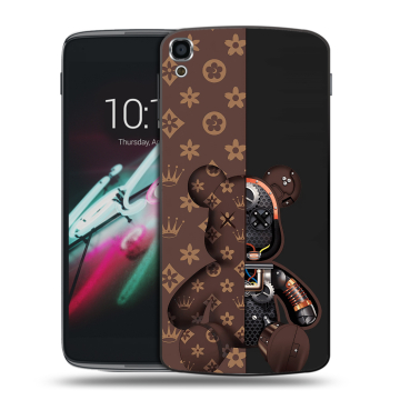 Пластиковый чехол на Alcatel One Touch Idol 3 (5.5) с принтом Луи робот