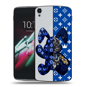 Пластиковый чехол на Alcatel One Touch Idol 3 (5.5) с принтом Луи робот Пластиковый чехол на Alcatel One Touch Idol 3 (5.5) с принтом Луи робот
