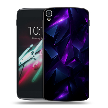 Пластиковый чехол на Alcatel One Touch Idol 3 (5.5) с принтом Абстракиция
