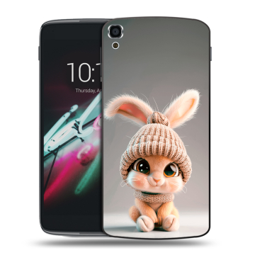 Пластиковый чехол на Alcatel One Touch Idol 3 (5.5) с принтом Кролик Пластиковый чехол на Alcatel One Touch Idol 3 (5.5) с принтом Кролик