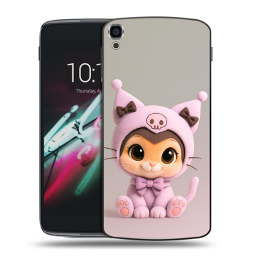 Пластиковый чехол на Alcatel One Touch Idol 3 (5.5) с принтом Куроми Kuromi 