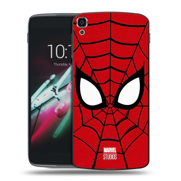 Пластиковый чехол на Alcatel One Touch Idol 3 (5.5) с принтом человек паук spiderman Пластиковый чехол на Alcatel One Touch Idol 3 (5.5) с принтом человек паук spiderman