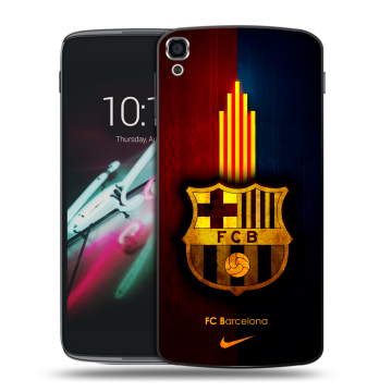 Пластиковый чехол на Alcatel One Touch Idol 3 (5.5) с принтом Барселона Barcelona