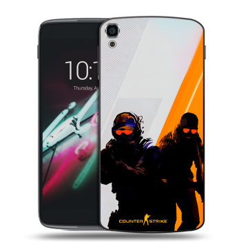 Пластиковый чехол на Alcatel One Touch Idol 3 (5.5) с принтом Контер страйк Counter strike Пластиковый чехол на Alcatel One Touch Idol 3 (5.5) с принтом Контер страйк Counter strike