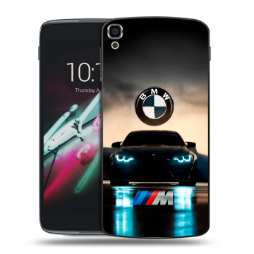 Пластиковый чехол на Alcatel One Touch Idol 3 (5.5) с принтом БМВ BMW Пластиковый чехол на Alcatel One Touch Idol 3 (5.5) с принтом БМВ BMW