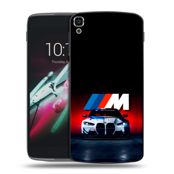 Пластиковый чехол на Alcatel One Touch Idol 3 (5.5) с принтом БМВ BMW Пластиковый чехол на Alcatel One Touch Idol 3 (5.5) с принтом БМВ BMW