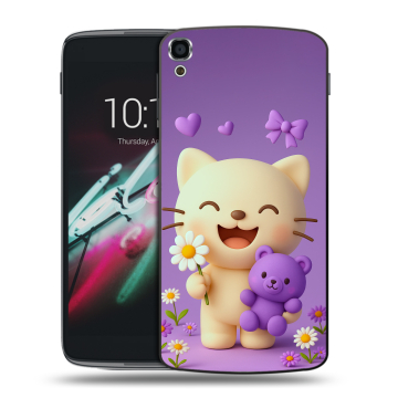 Пластиковый чехол на Alcatel One Touch Idol 3 (5.5) с принтом для девочек Пластиковый чехол на Alcatel One Touch Idol 3 (5.5) с принтом для девочек