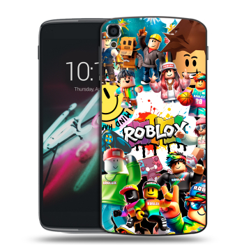 Пластиковый чехол на Alcatel One Touch Idol 3 (5.5) с принтом Roblox Роблокс Пластиковый чехол на Alcatel One Touch Idol 3 (5.5) с принтом Roblox Роблокс