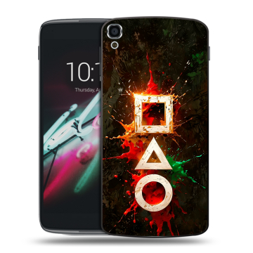Пластиковый чехол на Alcatel One Touch Idol 3 (5.5) с принтом Squid Game Игра кальмара Пластиковый чехол на Alcatel One Touch Idol 3 (5.5) с принтом Squid Game Игра кальмара