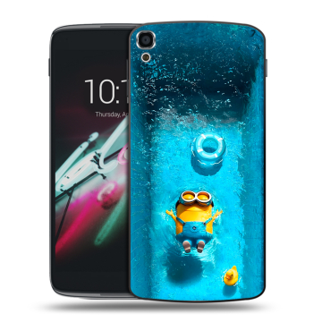 Пластиковый чехол на Alcatel One Touch Idol 3 (5.5) с принтом Миньоны Пластиковый чехол на Alcatel One Touch Idol 3 (5.5) с принтом Миньоны