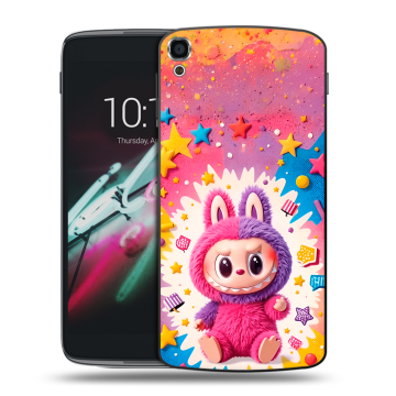 Пластиковый чехол на Alcatel One Touch Idol 3 (5.5) с принтом Labubu Лабубу