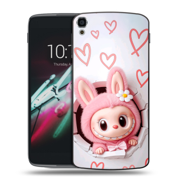 Пластиковый чехол на Alcatel One Touch Idol 3 (5.5) с принтом Labubu Лабубу