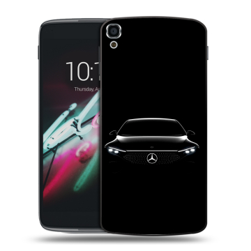 Пластиковый чехол на Alcatel One Touch Idol 3 (5.5) с принтом Mercedes Мерседес