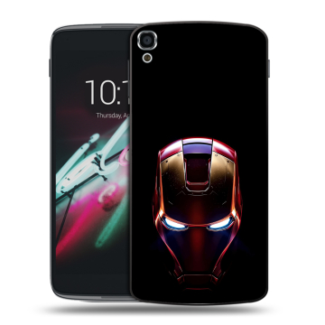 Пластиковый чехол на Alcatel One Touch Idol 3 (5.5) с принтом IronMan Железный человек