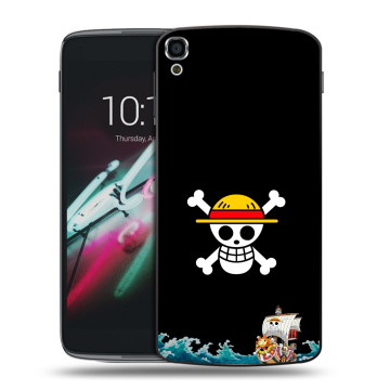 Пластиковый чехол на Alcatel One Touch Idol 3 (5.5) с принтом One Piece Ван Пис