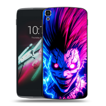 Пластиковый чехол на Alcatel One Touch Idol 3 (5.5) с принтом Death note Тетрадь смерти
